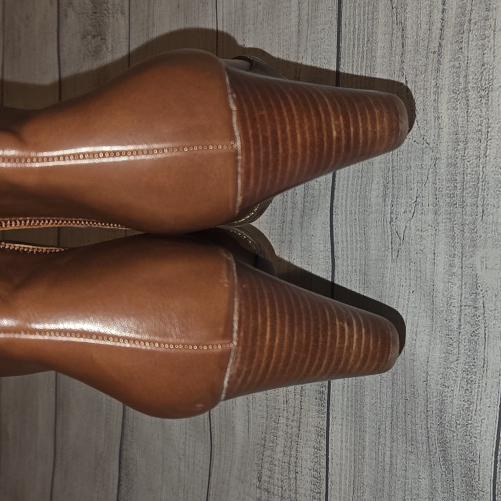 DV by Dolce Vita Rupart Wedge Booties Brown Size 7 - Picture 5 of 9